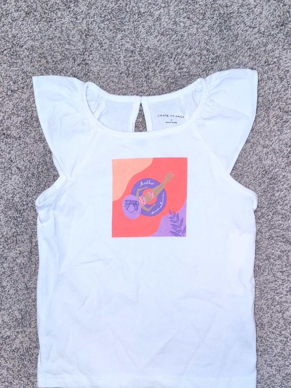 J&J Flutter Tank Hello Sunshine 5
